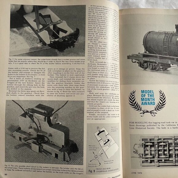 Model Railroader Magazine Back Issue u June 1976 Vol 43 No 6  u Largest Home Lay - Picture 6 of 8